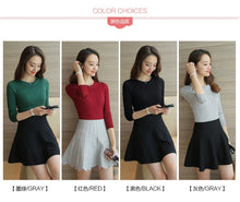 Load image into Gallery viewer, Winter Warm Knitted T Shirt Women Autumn Winter Warm Long Sleeve