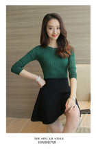 Load image into Gallery viewer, Winter Warm Knitted T Shirt Women Autumn Winter Warm Long Sleeve