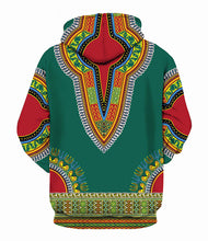 Load image into Gallery viewer, Casual Hooded Sweatshirt Men Women Fashion African Dashiki Print Hoodies Sweatshirts Men Hip Hop Hoodie Tracksuit