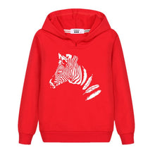 Load image into Gallery viewer, Flower Unicorn Clothes Girl&#39;s Spring Hoodie Thin Cotton Casual Pullover Kids Zebra Print Sweatshirt Girl Fashion Print Coat